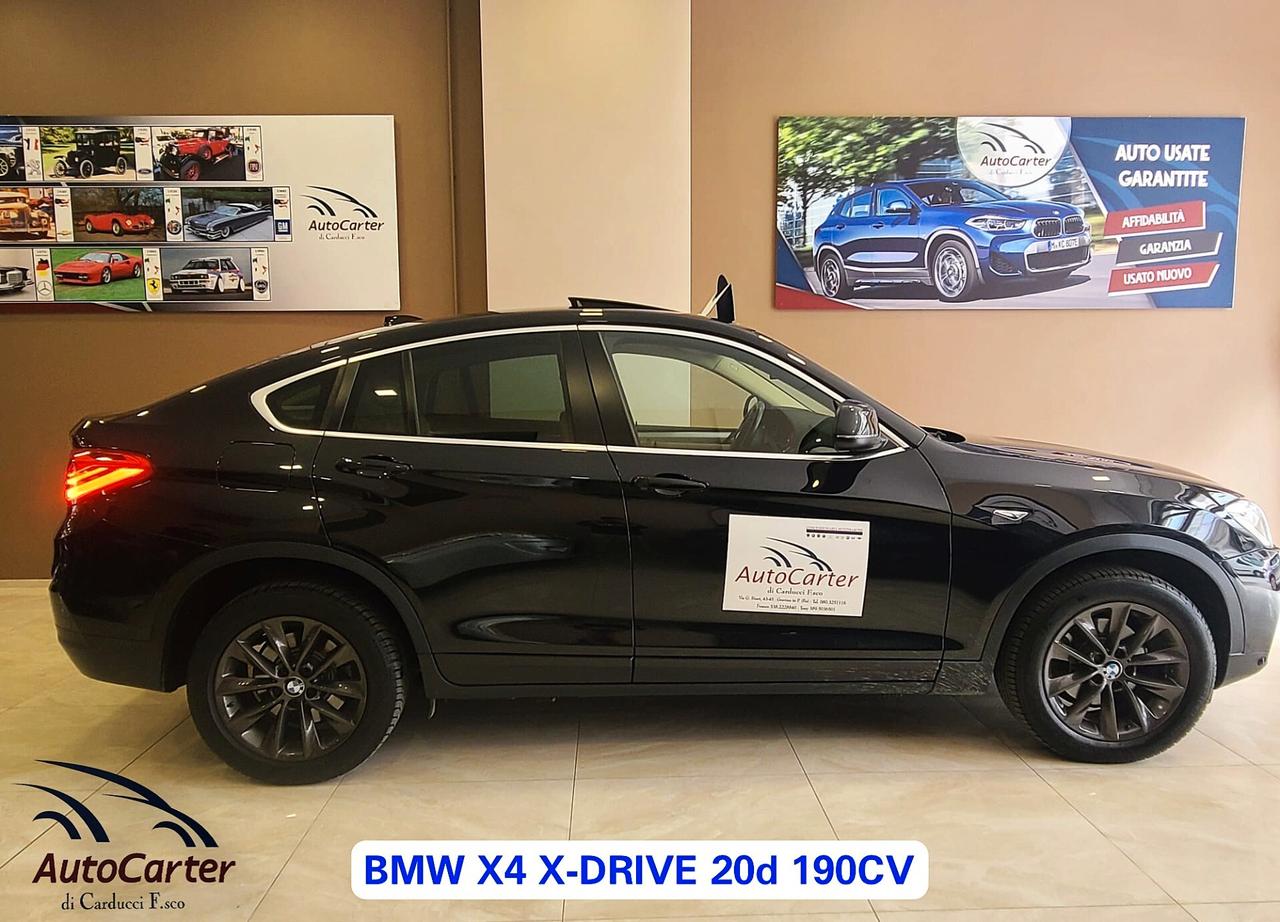 Bmw X4 x-Drive 20d 190CV *TETTO*PERFETTA