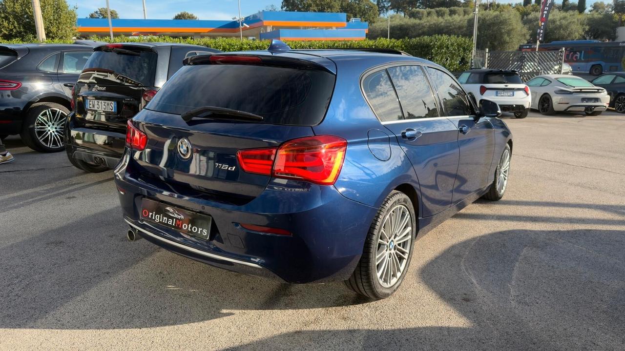 Bmw 116 116d 3p. Sport *PRONTA CONSEGNA*TETTO*FARI FULL LED*TELECAMERA*