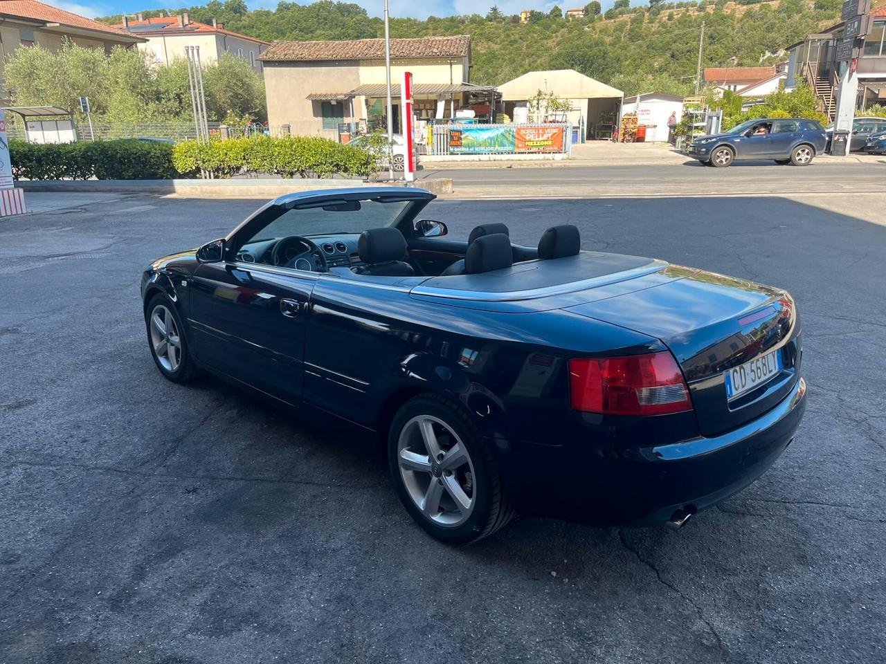 Audi A4 CABRIO 2.4 GPL APPENA RINNOVATO PROMO