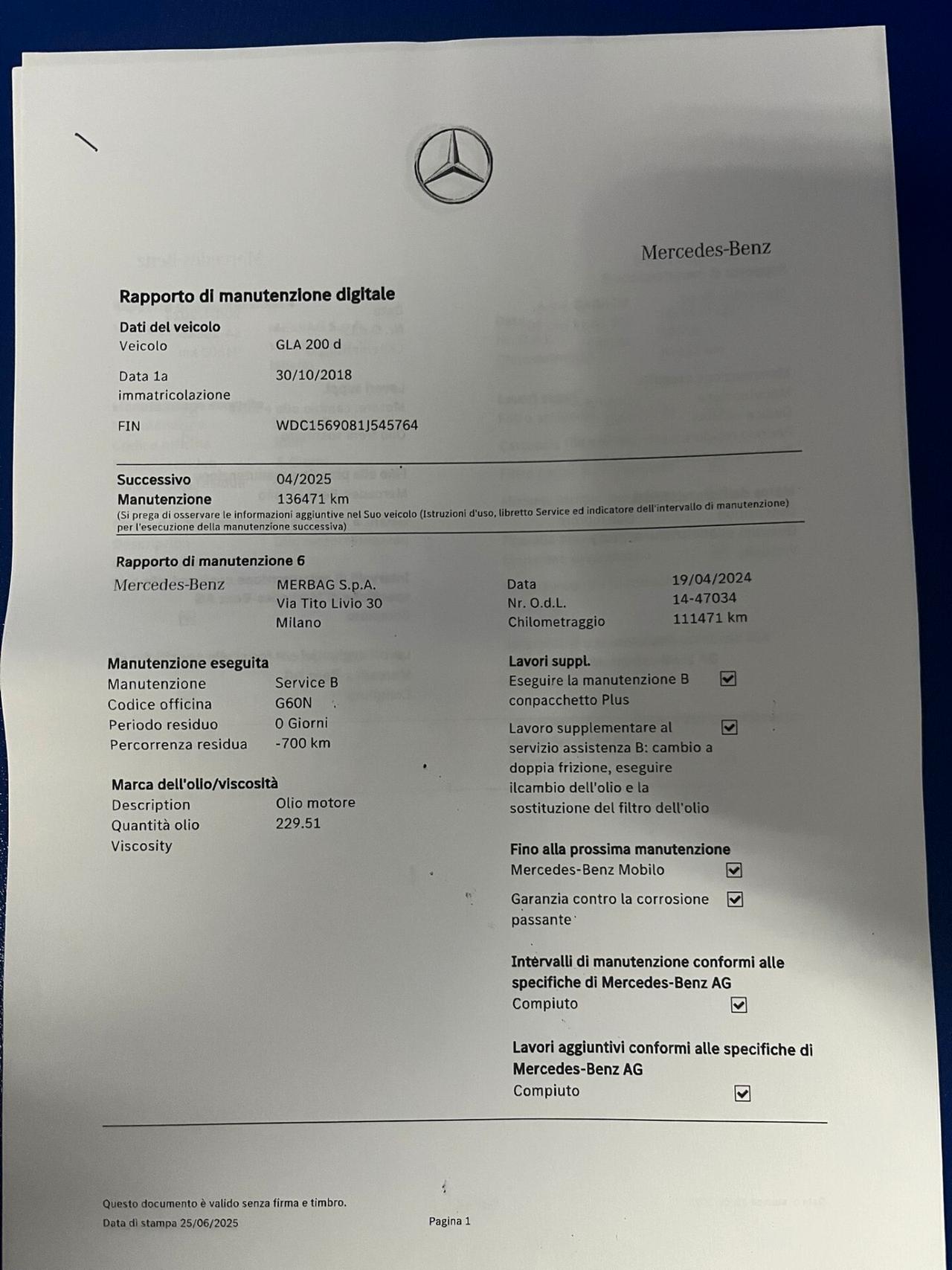 Mercedes-benz GLA 200 D AUTOMATICA 4MATIC SPORT