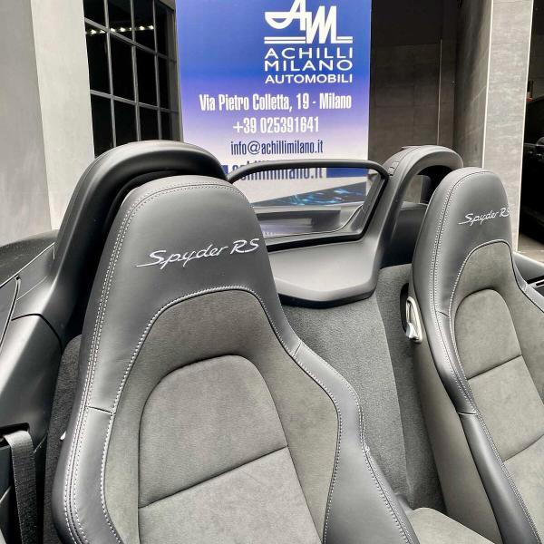 Porsche 718 Spyder RS. ITALIA SUB LEASING IVA + LIFT+BOSE