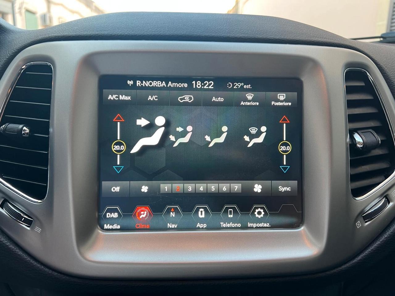 JEEP COMPASS 1.6 MJT LONGITUDE 120CV PELLE NAVI CAM ANNO 2020