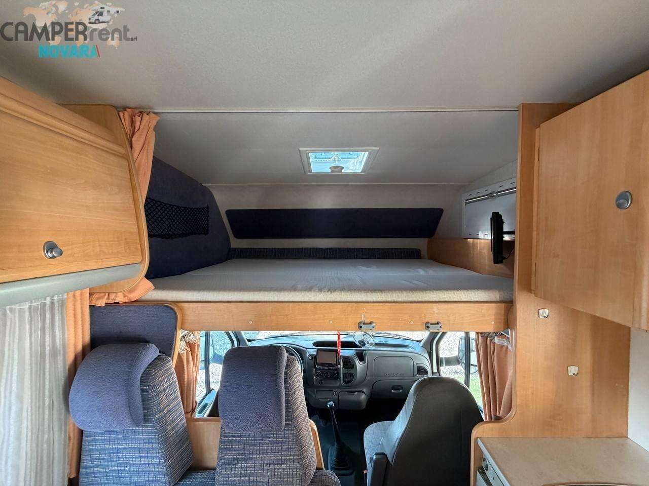 Challenger GENESIS 192 - LETTO MATRIMONIALE IN CODA E GARAGE