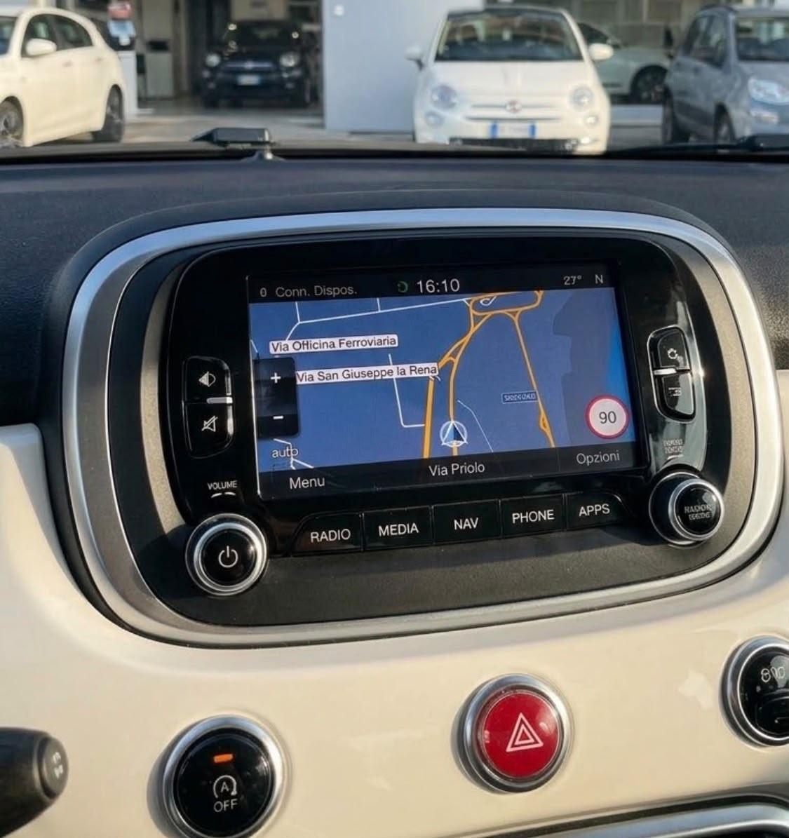 Fiat 500X 1.6 MultiJet 120 CV Lounge pelle navi sensori
