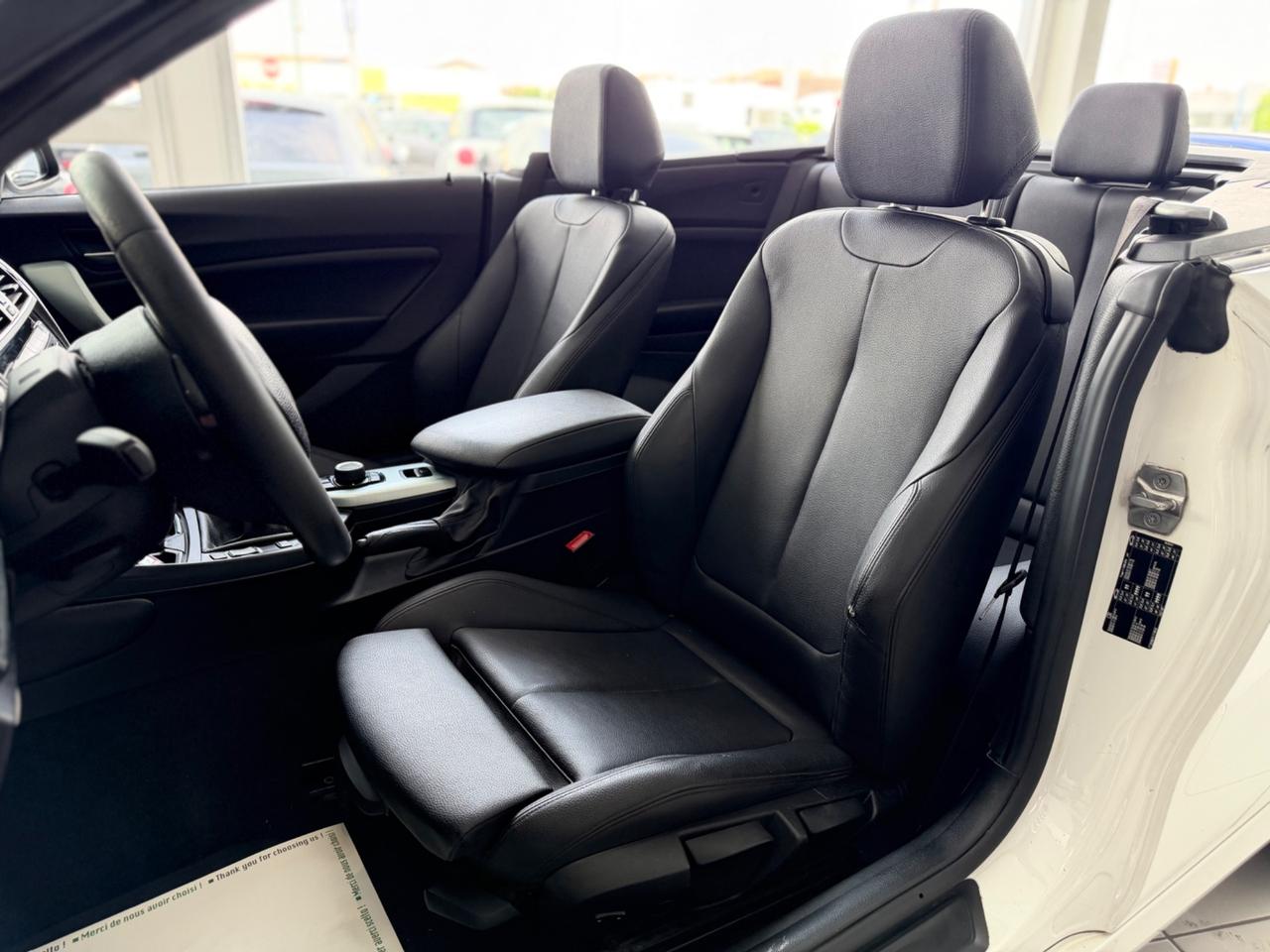 Bmw 218i Cabrio Sport Bianco Perla