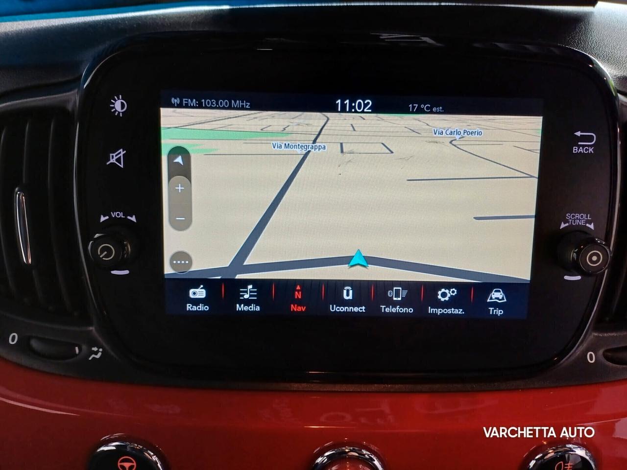 Fiat 500 1.0 Hybrid GPL con NAVIGATORE DI SERIE