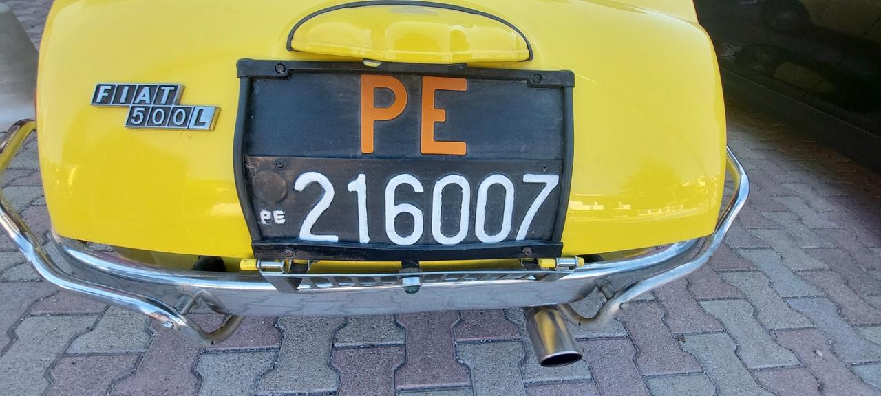 FIAT 500 TUTTA ORIGINALE CON PARECCHIE MODIFICHE TETTO APRIBILE MOTORE COME NUOVO