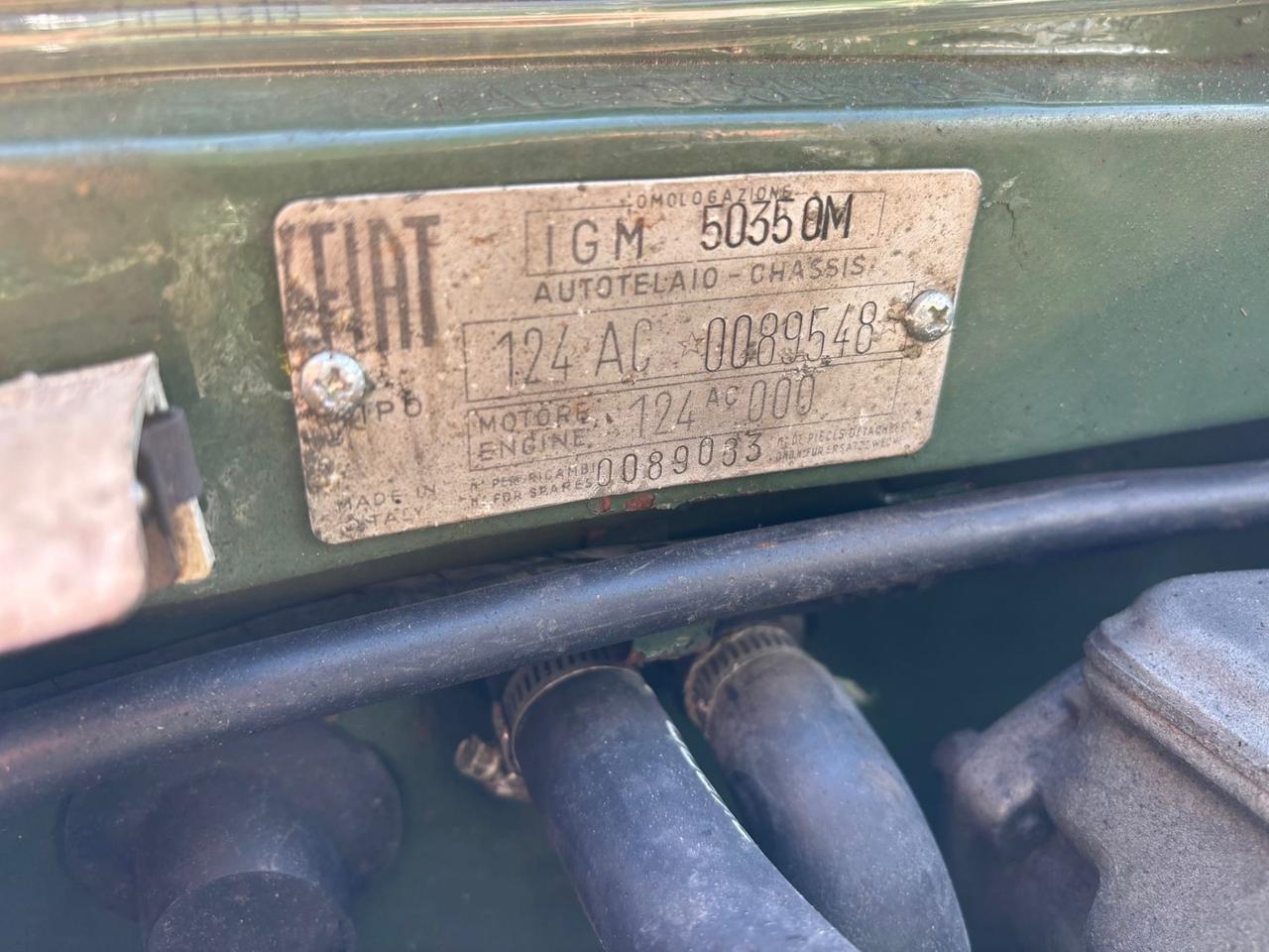 Fiat 124 Coupe sport preparazione FACETTI