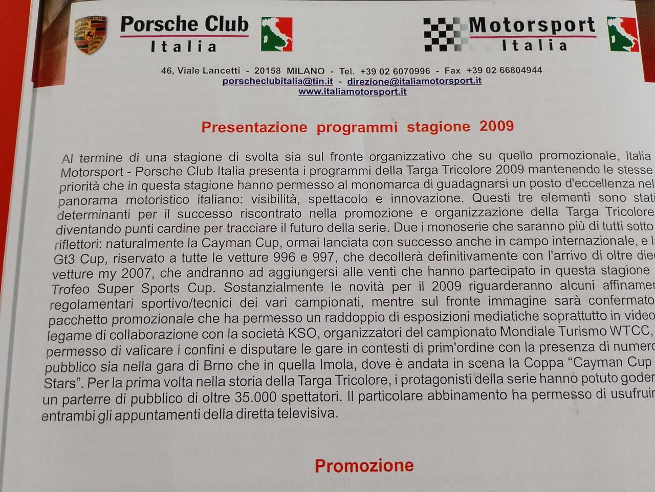 Porsche Cayman 3.4 S allestimento CUP