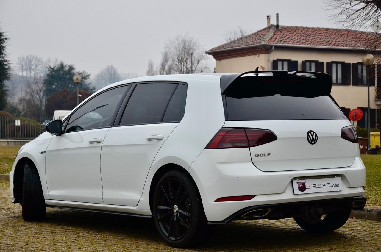 VOLKSWAGEN GOLF 5p TDI R-LINE 115cv DSG, GARANZIA UFF VW, UFF ITALIANA, SERVICE DIMOSTRABILI, EURO 6D, 18", PERMUTE