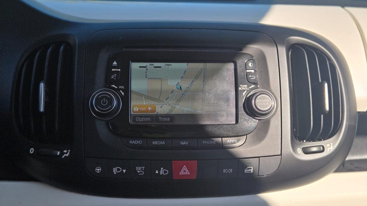 Fiat 500L 1.4 tjt Trekking 120CV Uff Italy Navi USB Pelle