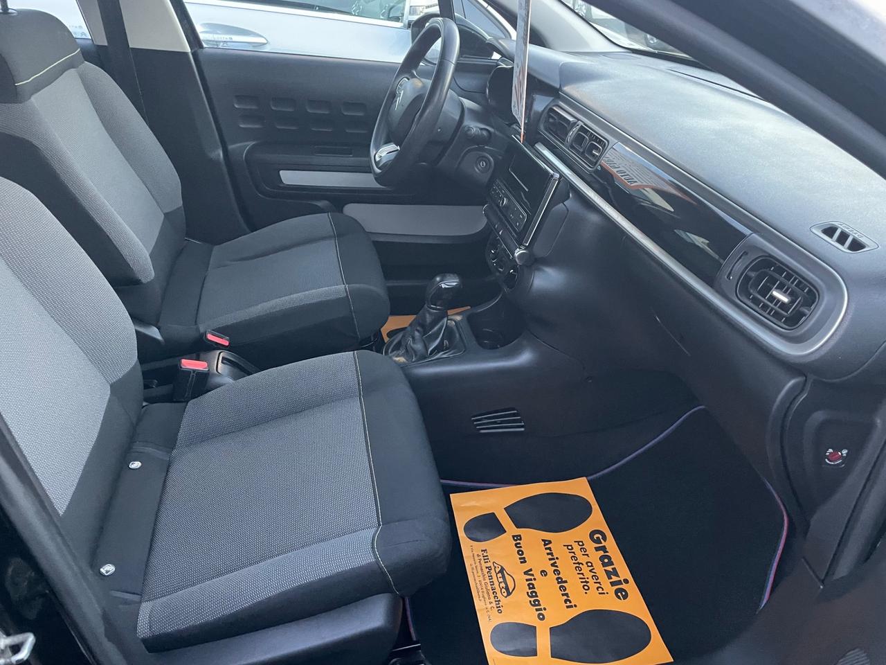 CITROEN C3 1.2 BENZINA 82 (CV) 2017
