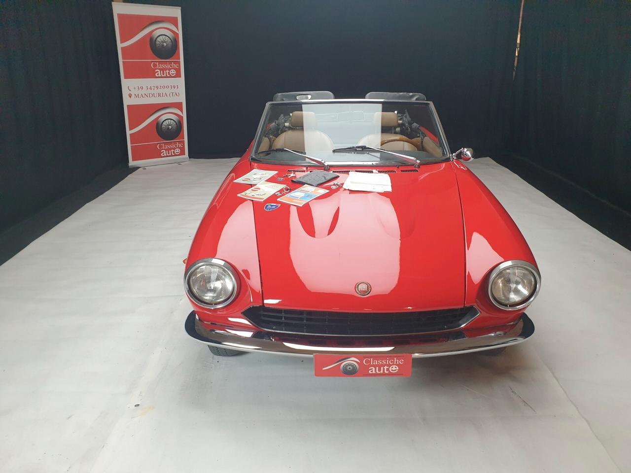 Fiat 124 Spider certif. ASI con C.R.S.