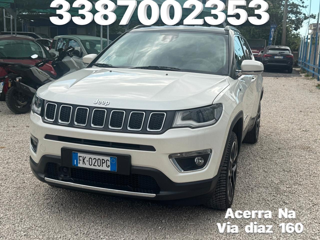 Jeep Compass 2.0 Multijet II cambio automatico km certificati 1 prop. 2017 bianco perla