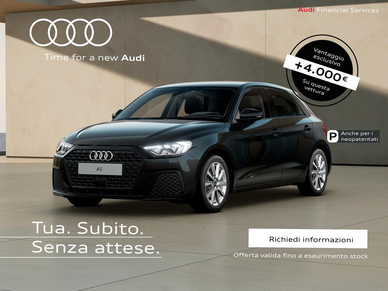 Audi A1 sportback 30 1.0 tfsi business 116cv s-tronic