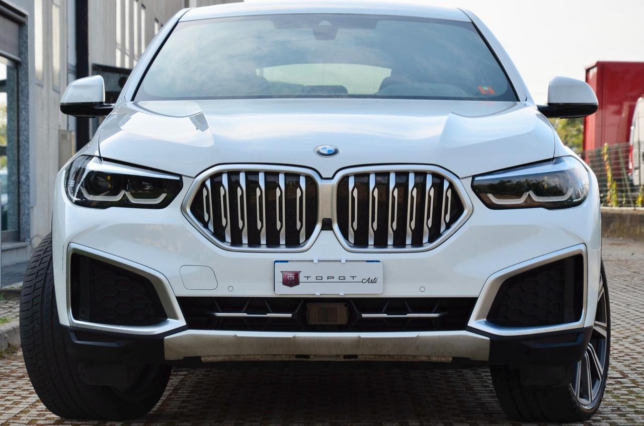 BMW X6 XDRIVE30d MHEV 48V XLINE 286cv AUTO, GARANZIA UFF BMW, UNICOPROPRIETARIO, SERVICE BMW, UFF ITALIANA, 22", EURO 6D, PERMUTE