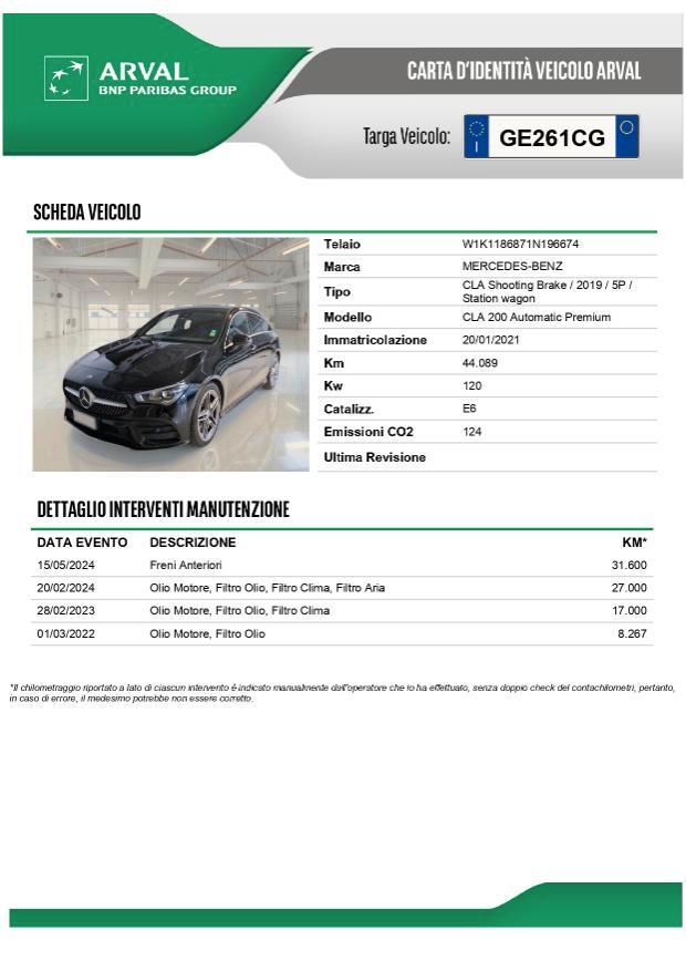 Mercedes CLA 200 Shooting Brake Premium auto AMG-CarPlay-Telecamera