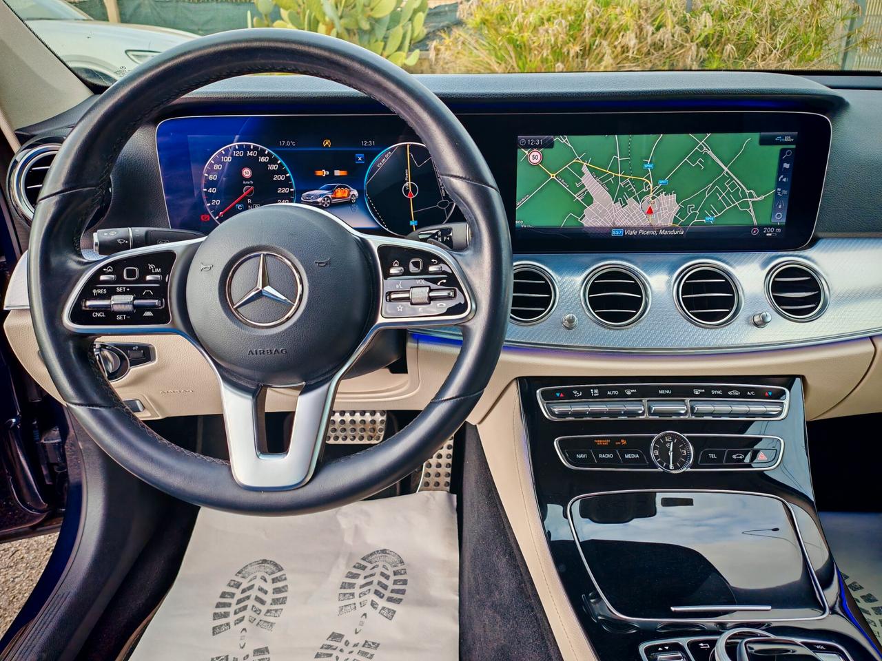 Mercedes-benz e 200d 57000km pelle navig cam