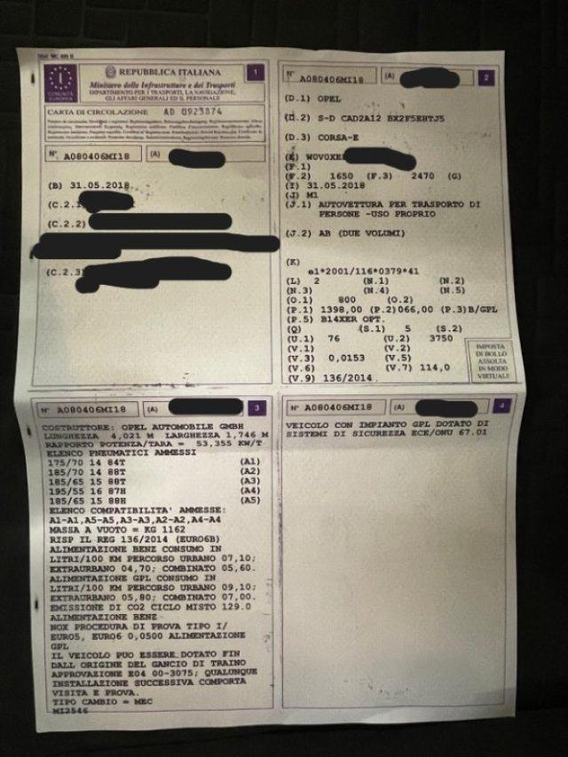 OPEL Corsa 1.4 90CV GPL Tech 5 porte Innovation