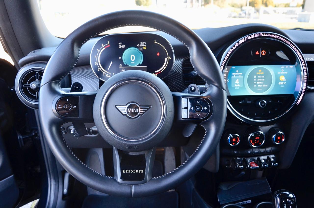 MINI COOPER S 3p 2.0 RESOLUTE 178cv AUTO, GARANZIA MINI 1/28, PACK SERVICE, BOLLO 1/27, MIDNIGHT BLUE, FULL LED, PERMUTE