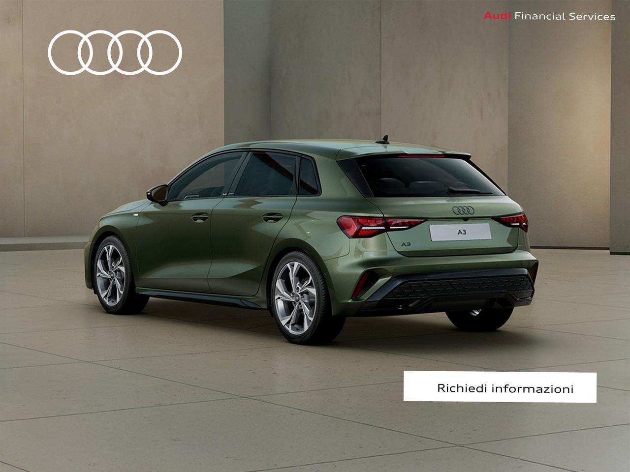Audi A3 sportback 2.0 tdi s line edition 150cv s-tronic