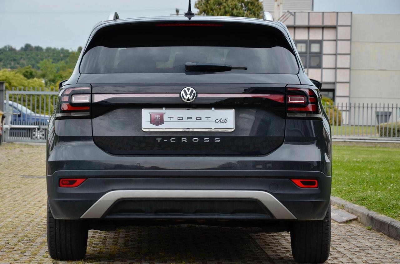 VOLKSWAGEN T-CROSS 1.0 TSI ADVANCED 115cv, UNICOPROPRIETARIO, TUTTI SERVICE VW, UFF ITALIANA, EURO 6D, APPLE ANDROID, RETROCAMERA, PERMUTE