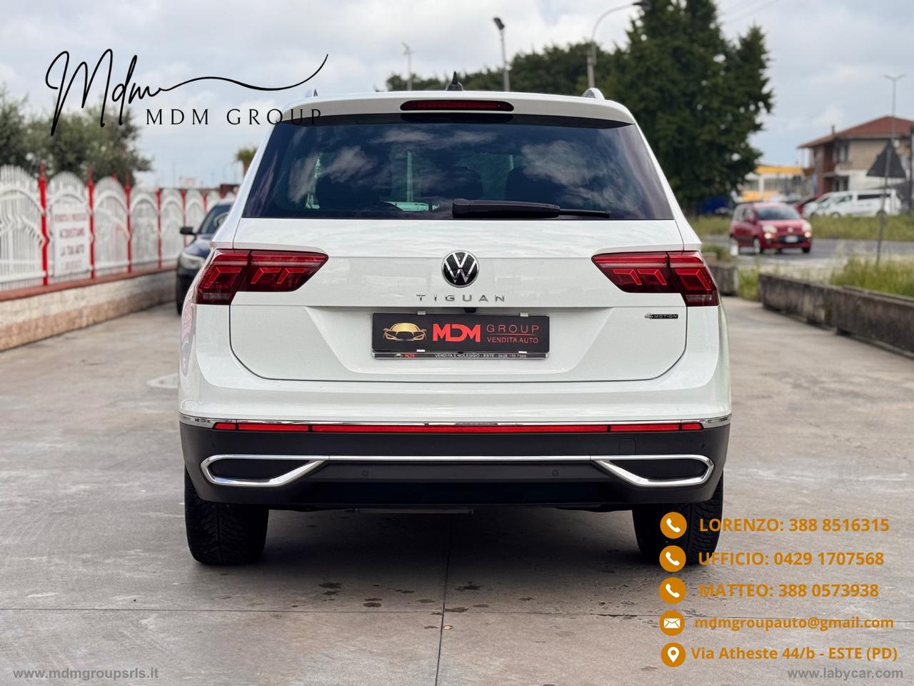 VOLKSWAGEN Tiguan 2.0 TDI 200CV SCR DSG 4MOT. Eleg. IVA ESPOSTA
