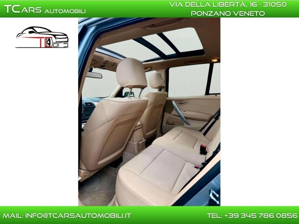 BMW X3 2.0d TETTO APRIBILE-TRAZ.INTEGRALE