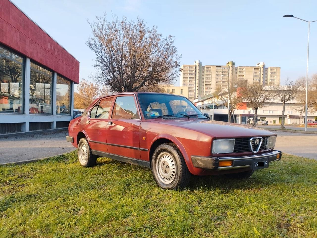 Alfa Romeo Alfetta Ultima Serie 1.8 cc già certificata ASI