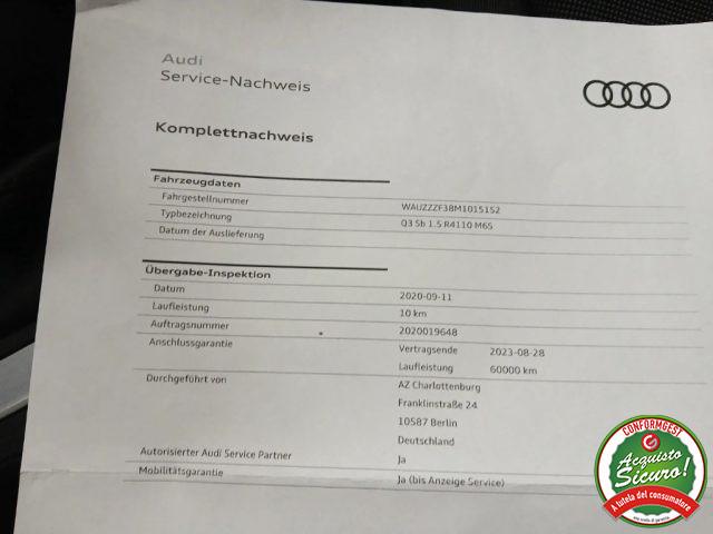AUDI Q3 SPB 35 TFSI S line edition IN ARRIVO