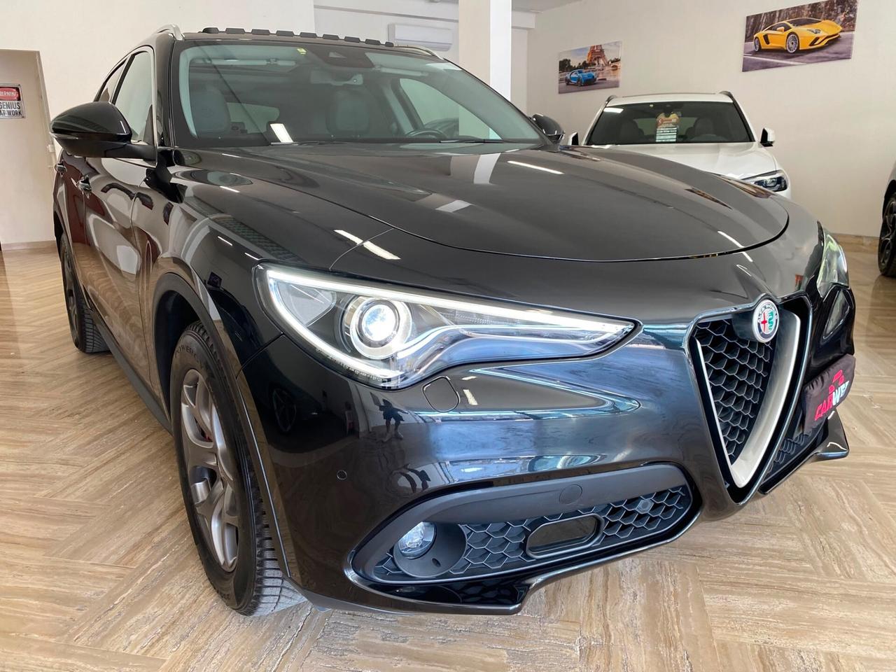 ALFA ROMEO STELVIO 190cv Q4 AT8 TETTO CAM CARPLAY 2021