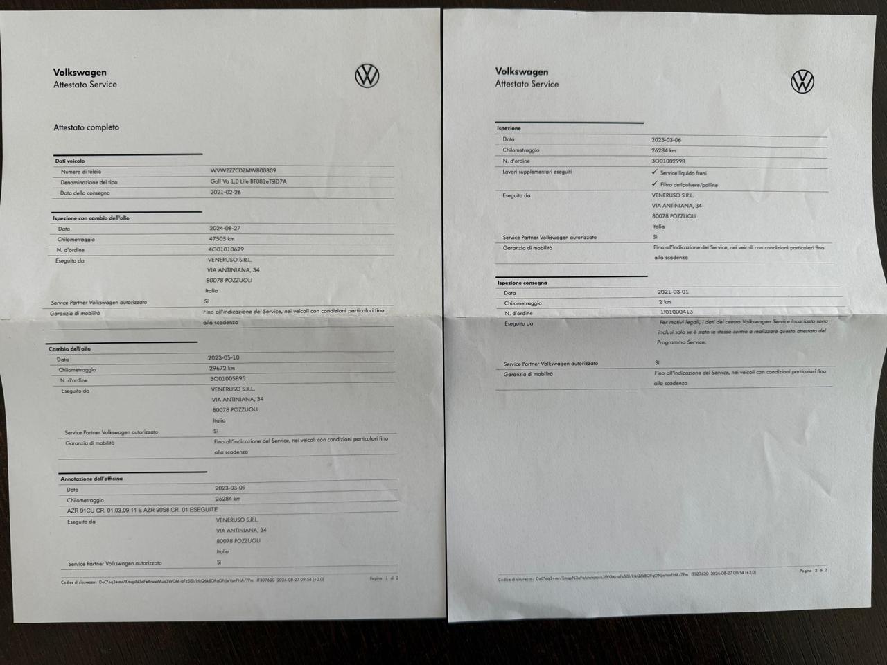 Volkswagen Golf Variant 1.0 eTsi Life 110cv DSG UNIPROP 69000KM IVA ESPOSTA