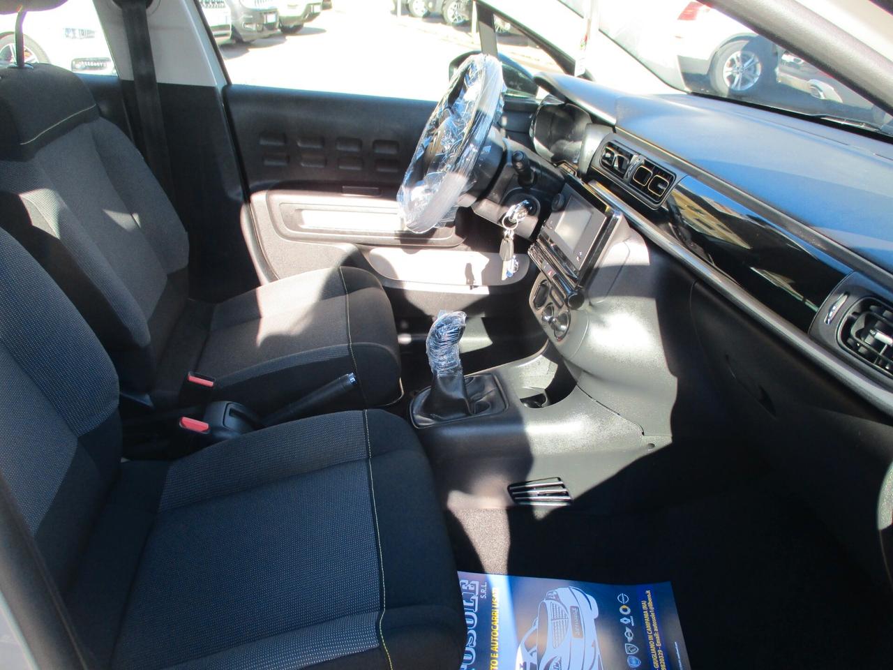 Citroen C3 1.5 BLUEHDI 102CV E6D N1 AUTOCARRO 4 POSTI