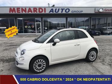FIAT 500C 1.0 Hybrid Dolcevita CABRIO 2024 * ACCESSORIATA