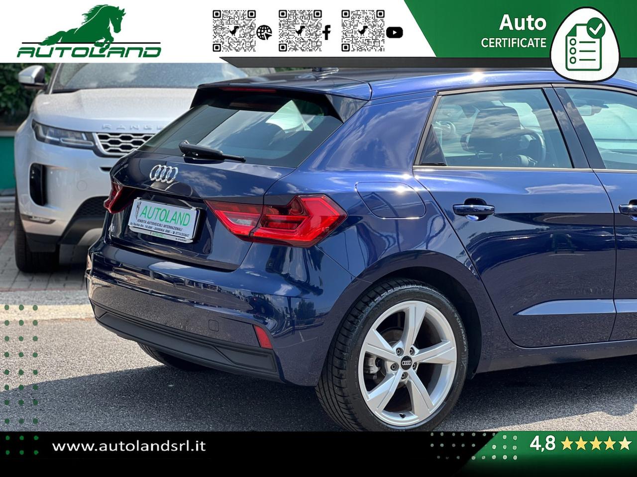 Audi A1 Sportback 30 1.0 tfsi Admired 110cv