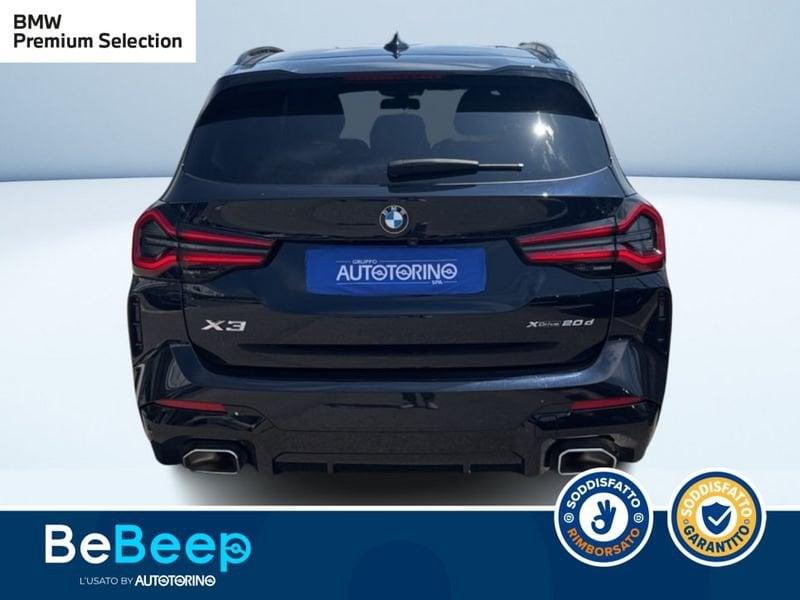 BMW X3 XDRIVE20D MHEV 48V MSPORT AUTO