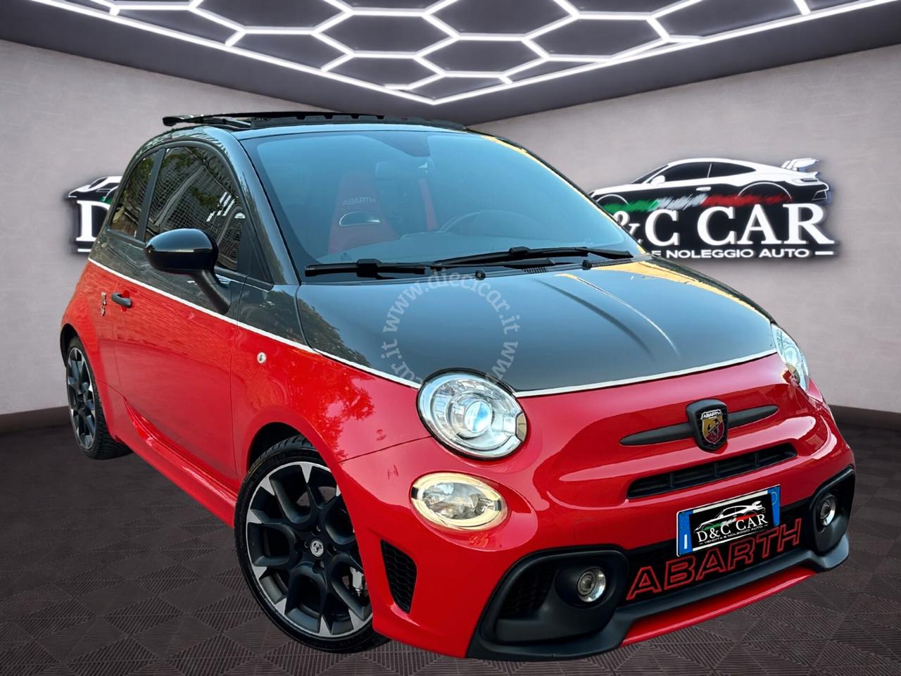 Abarth 595 1.4 Turbo T-Jet 180 CV MTA Competizione TETTO XENO PDC AUDIO BEATZ ANTIFURTO PELLE TAGLIANDI UFFICIALI