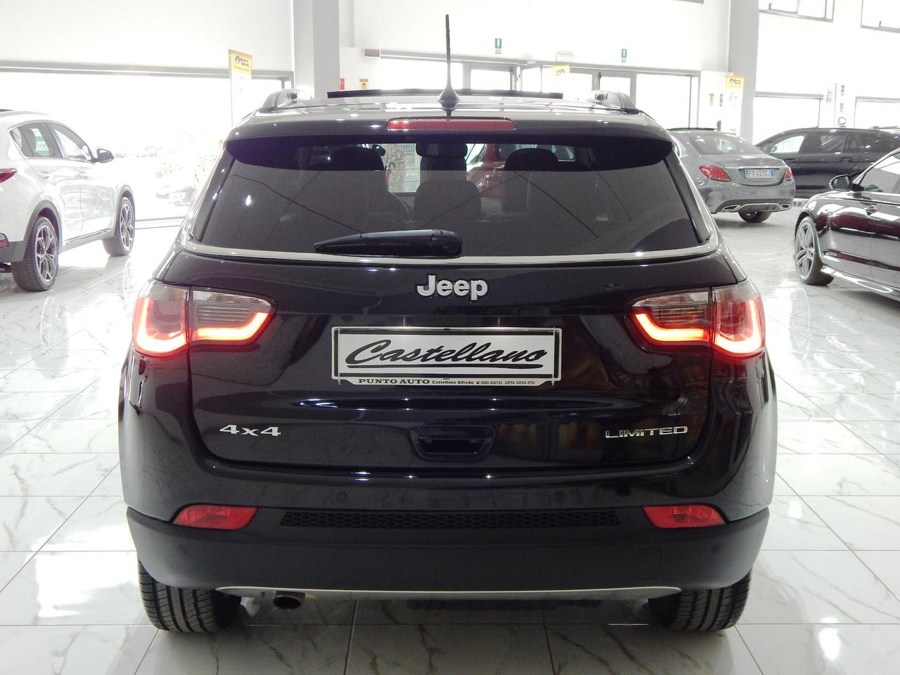 Jeep Compass 2.0 mjt Limited 4wd 140cv Aut TETTO-NAVI-PELLE-LED
