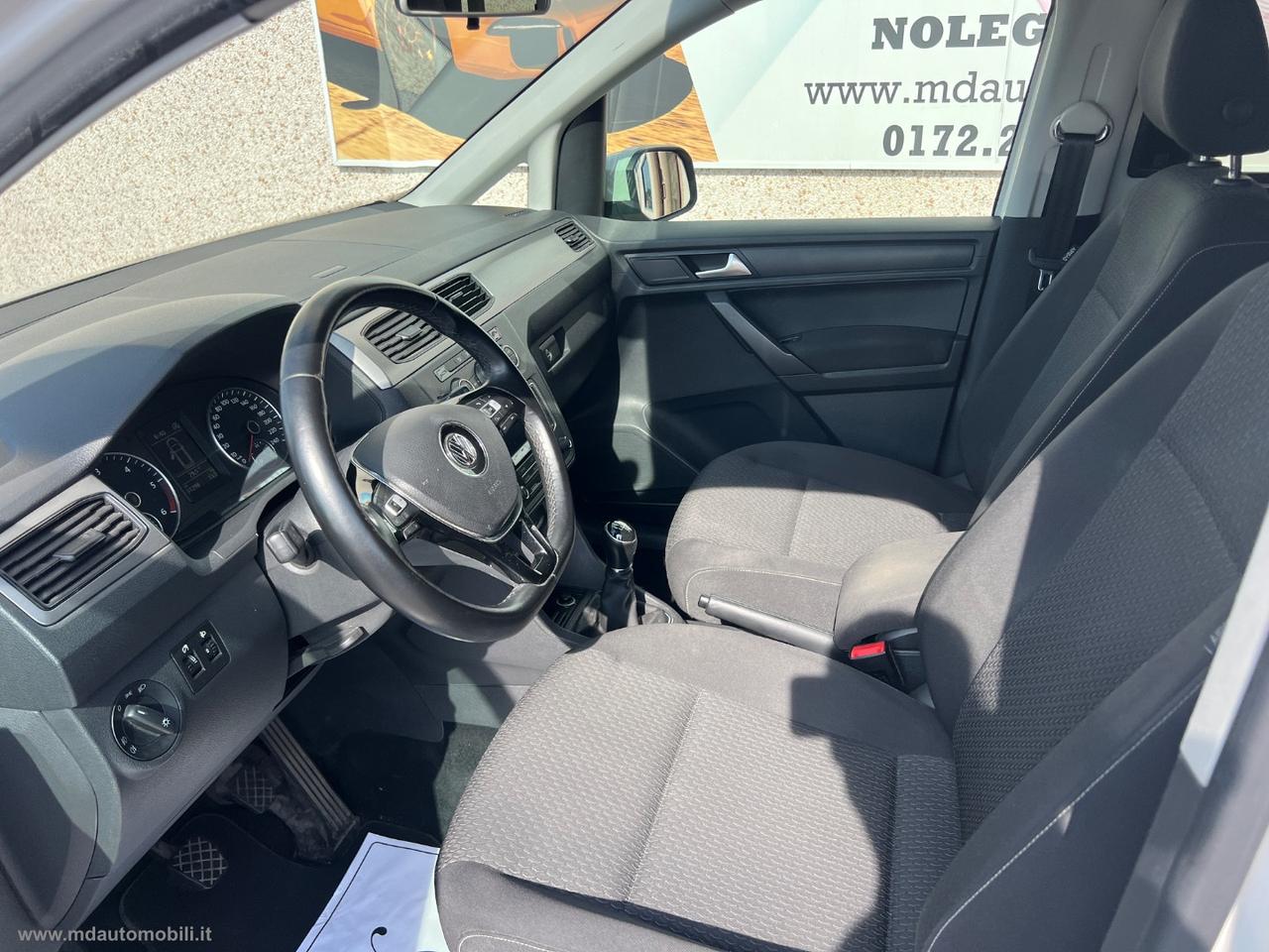 VOLKSWAGEN Caddy 2.0 TDI 102CV Kombi Maxi PASSO LUNGO 5 POSTI PEDANA POSTERIORE