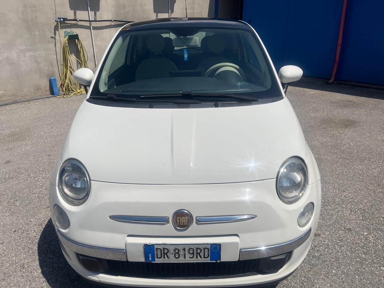 Fiat 500 lounge-1.2 gpl- km 125000-2008