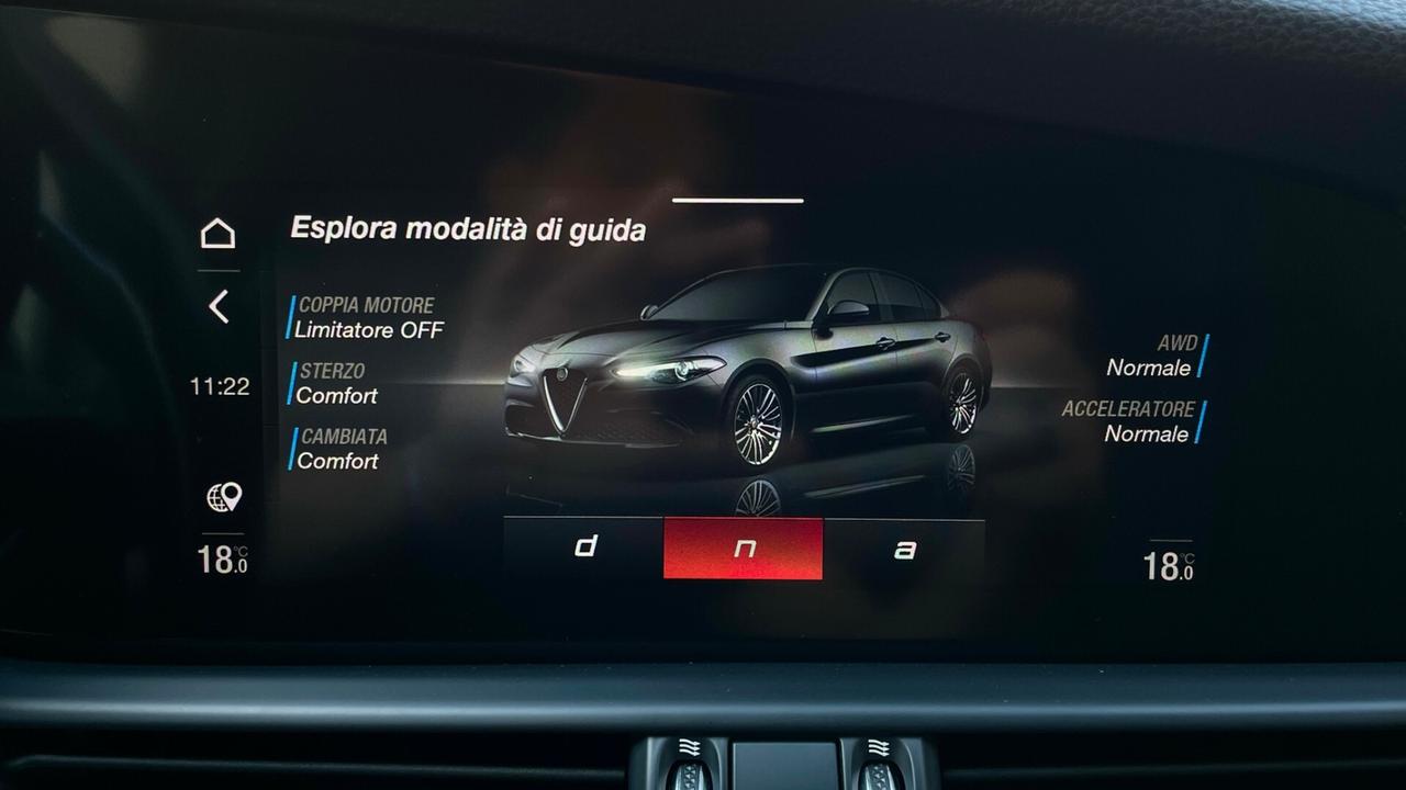 ALFA ROMEO GIULIA 2.2 SPRINT TURBODIESEL 190CV - FULL LED, PELLE, CAR PLAY