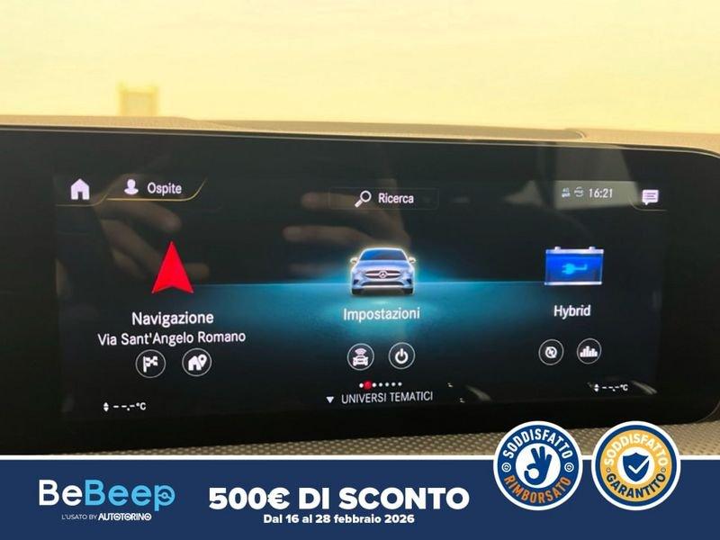 Mercedes-Benz CLA S.Brake SHOOTING BRAKE 250 E PHEV (EQ-POWER) SPORT AUT