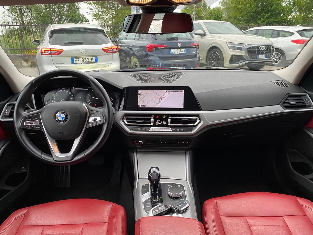 Bmw 320d Sw Automatica Pelle Rossa Xenon