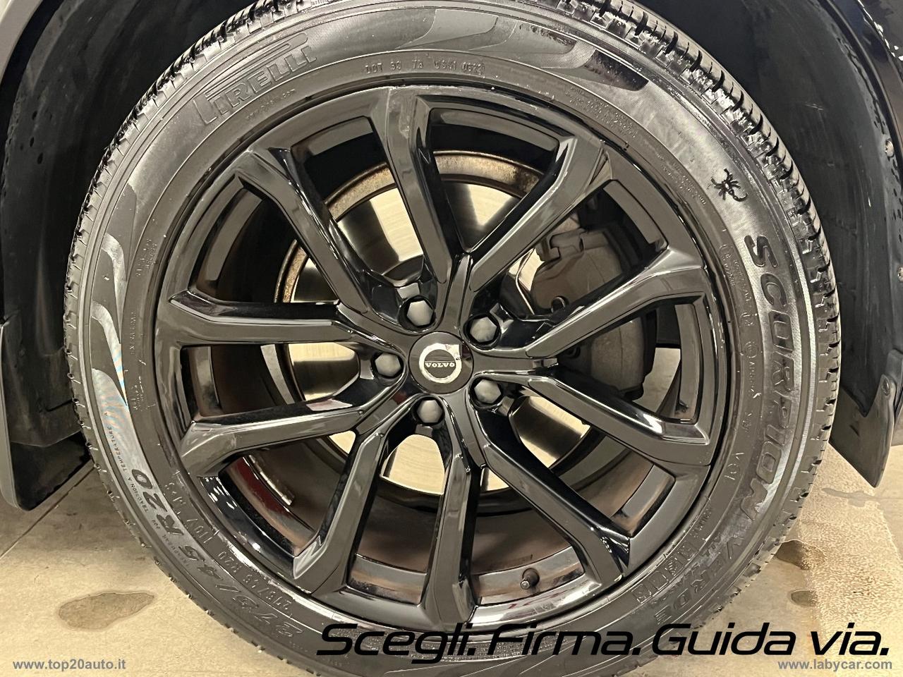 VOLVO XC90 D5 AWD Geartronic Inscription|TOTAL BLACK|PELLE TOTALE