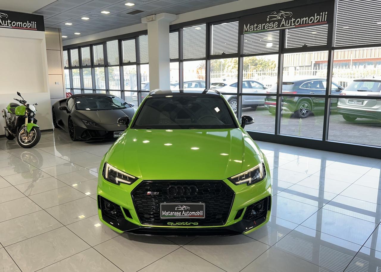 Audi RS4 2.9cc 450cv SediliMassaggianti Matrix B&O Radar TagliandiAudi WRAPPING