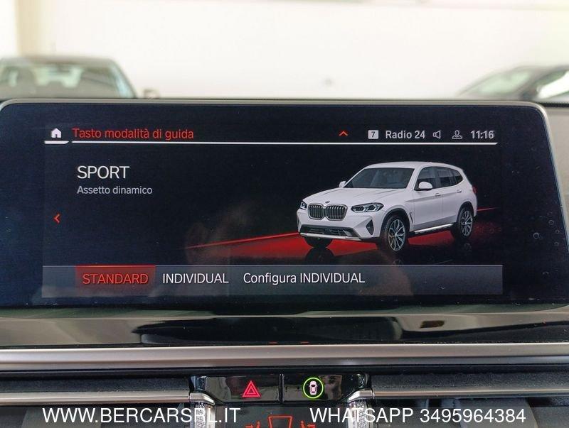 BMW X3 sDrive18d 48V*SPORT*PELLE*FULL LED*BMW Live Cockpit Plus*TELECAMERA*