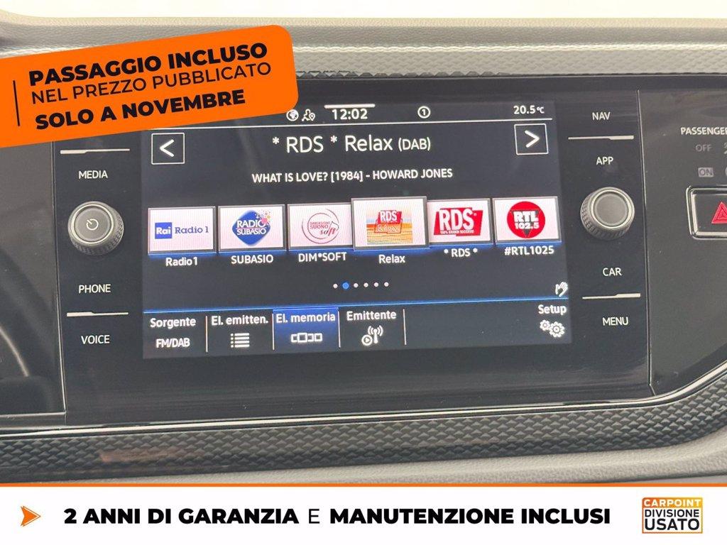 VOLKSWAGEN Polo 5p 1.0 tgi comfortline 90cv my19 del 2022