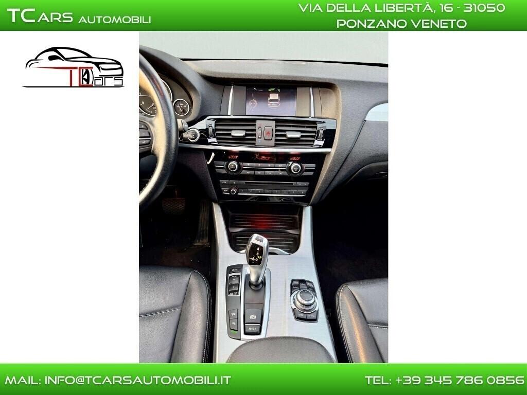 BMW X3 XDRIVE XLINE-KM CERTIFICATI-TETTO APRIBILE