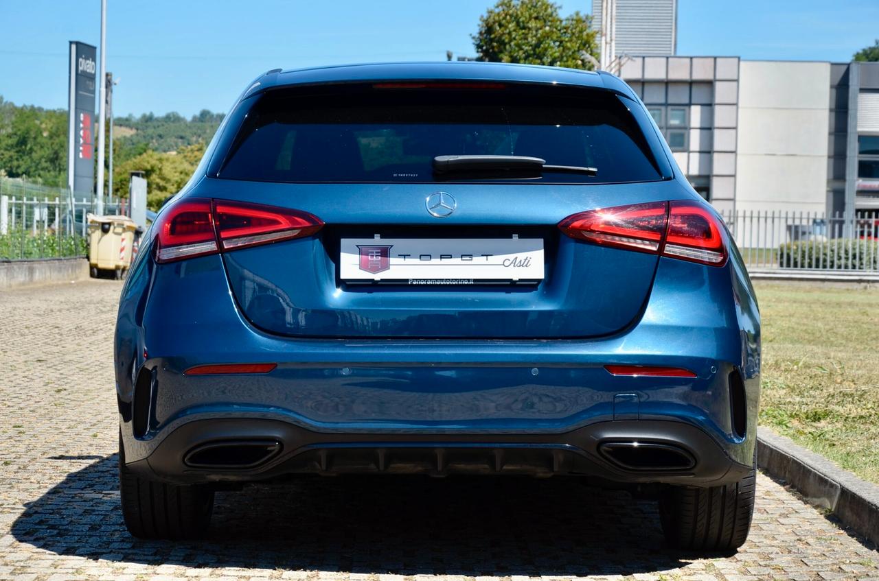 MERCEDES-BENZ A 180d PREMIUM AMG LINE NIGHT EDITION 116cv AUTO, EURO 6D, HI-FI PREMIUM, NIGHT PACK, FARI LED, APPLE ANDROID, LUCI 64 COLORI, RETROCAMERA, PERMUTE