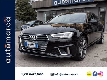 AUDI A4 Avant 40 2.0 tdi S Line edition quattro 190cv s-tronic del 2019